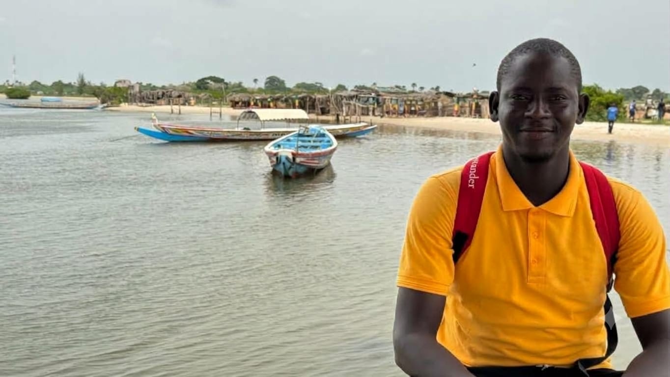 Alfredo, guía turístico en Senegal